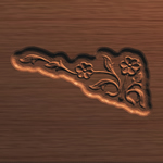 Samples contained in the eCabinet Systems Inset Carving Library.