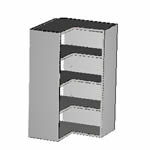 Samples contained in the eCabinet Systems Closet System Frameless Library.